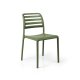 Chaise COSTA BISTROT polypro et fibre de verre empilable - Agave