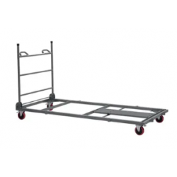 Chariot pour tables pliantes rectangulaires pour 20 tables