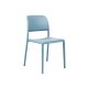Chaise BORA BISTROT polypro et fibre de verre empilable - Céleste
