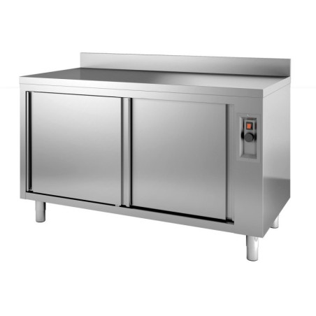 Meuble bas chauffant adossé 1800 x 700 x 850/900 mm