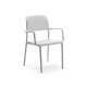 Fauteuil BORA polypro et fibre de verre empilable - Blanc