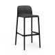 Tabouret LIDO polypro et fibre de verre empilable - Anthracite