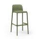 Tabouret LIDO polypro et fibre de verre empilable - Agave