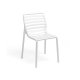 Chaise DOGA en fibre de verre empilable - Blanc