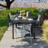 Chaise DOGA en fibre de verre empilable - Blanc