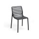 Chaise DOGA en fibre de verre empilable - Anthracite