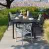Chaise DOGA en fibre de verre empilable - Anthracite