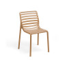 Chaise DOGA en fibre de verre empilable - Cappuccino