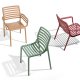 Chaise DOGA en fibre de verre empilable - Menthe