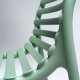 Chaise DOGA en fibre de verre empilable - Menthe