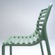 Chaise DOGA en fibre de verre empilable - Menthe