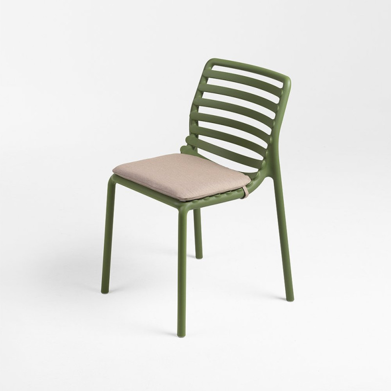 Chaise DOGA en fibre de verre empilable - Agave