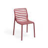 Chaise DOGA en fibre de verre empilable - Marsala