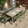 Fauteuil DOGA en fibre de verre empilable - Agave