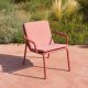 Fauteuil Relax DOGA en fibre de verre empilable - Marsala