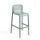 Tabouret DOGA en fibre de verre empilable - Menthe