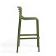 Tabouret DOGA en fibre de verre empilable - Agave