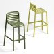 Tabouret DOGA en fibre de verre empilable - Poire