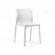 Chaise BIT en fibre de verre effet mat BIT & NET Collection - Blanc