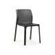 Chaise BIT en fibre de verre effet mat BIT & NET Collection - Anthracite