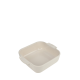 Plat individuel Appolia 66cl émail vitrifiée 13x13x4,5 cm col. écru