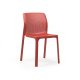 Chaise BIT en fibre de verre effet mat BIT & NET Collection - Corail