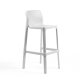 Tabouret NET en fibre de verre effet mat BIT & NET Collection - Blanc