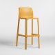 Tabouret NET en fibre de verre effet mat BIT & NET Collection - Moutarde