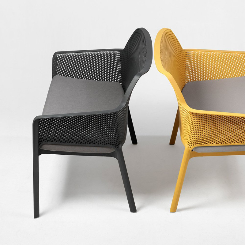 Canapé NET BENCH en polypropylène - Moutarde