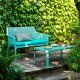 Canapé NET BENCH en polypropylène - Vert d'eau