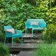 Canapé NET BENCH en polypropylène - Vert d'eau