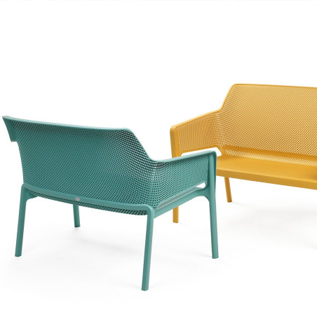 Canapé NET BENCH en polypropylène - Vert d'eau