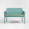 Canapé NET BENCH en polypropylène - Vert d'eau