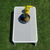 Table basse NET en polypropylène empilable - Blanc
