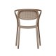 Fauteuil NOON empilable - Taupe