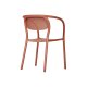 Fauteuil NOON empilable - Terracotta