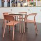 Fauteuil NOON empilable - Terracotta