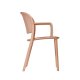 Fauteuil TRENA polypro et fibre de verre empilable - Soft Pink