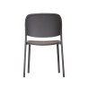 Chaise TRENA polypro et fibre de verre empilable - Anthracite
