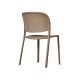Chaise TRENA polypro et fibre de verre empilable - Taupe