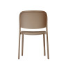 Chaise TRENA polypro et fibre de verre empilable - Taupe