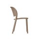 Chaise TRENA polypro et fibre de verre empilable - Taupe