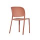 Chaise TRENA polypro et fibre de verre empilable - Terracotta