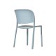 Chaise TRENA polypro et fibre de verre empilable - Bleu Gris