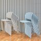 Chaise TRENA polypro et fibre de verre empilable - Bleu Gris