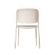 Chaise TRENA polypro et fibre de verre empilable - Perle