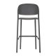 Tabouret TRENA polypro et fibre de verre empilable - Anthracite