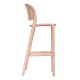 Tabouret TRENA polypro et fibre de verre empilable - Soft Pink