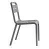 Chaise CANNES en polypro et fibre de verre haute résistance - Anthracite