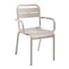 Fauteuil CANNES en polypro et fibre de verre haute résistance - Havane